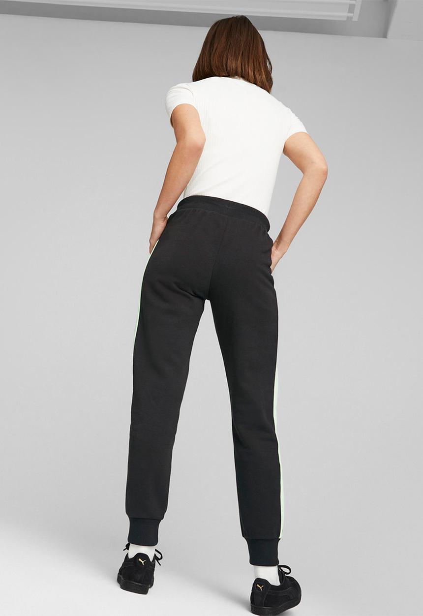PUMA - Iconic t7 track pants tr cl - puma black / light mint