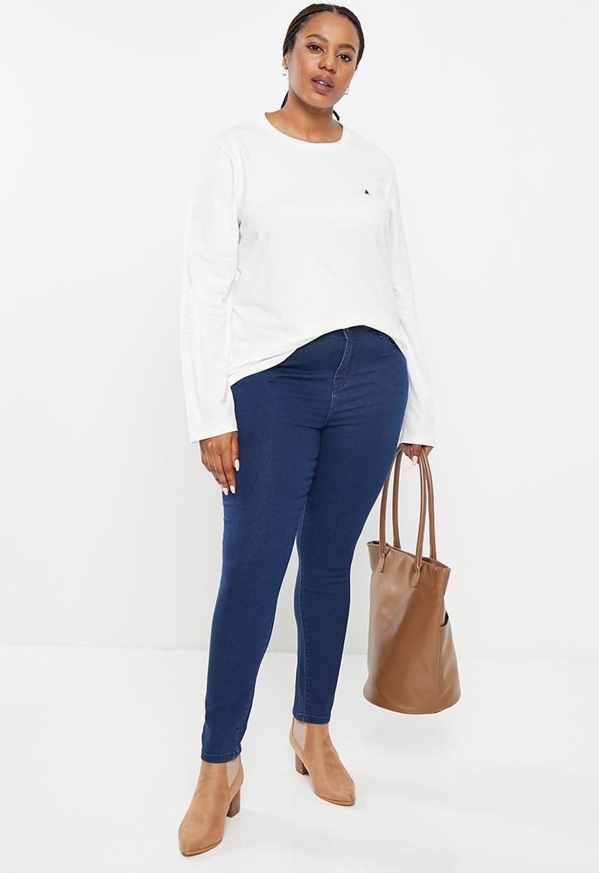 POLO - Plus wmn skinny jean - dark wash