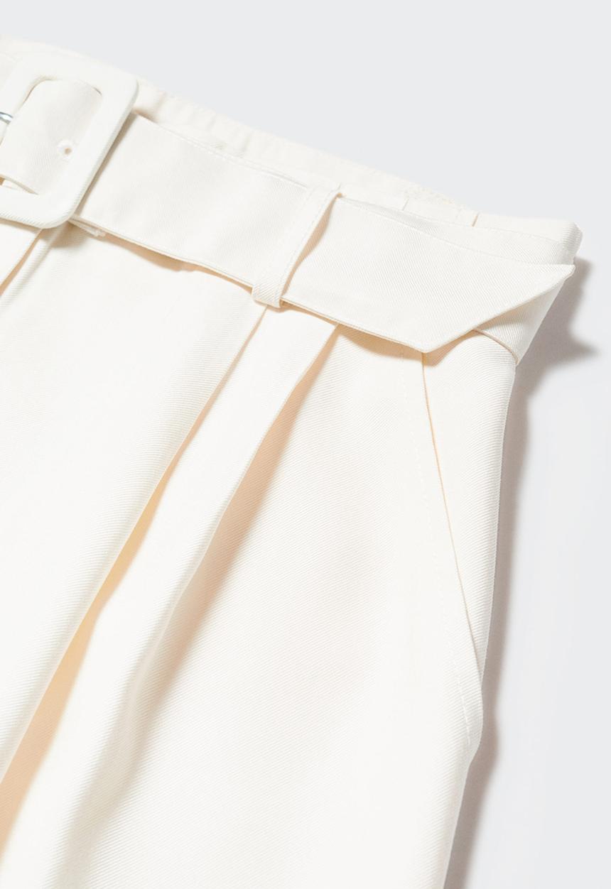 MANGO - Shorts ticket-h - off white
