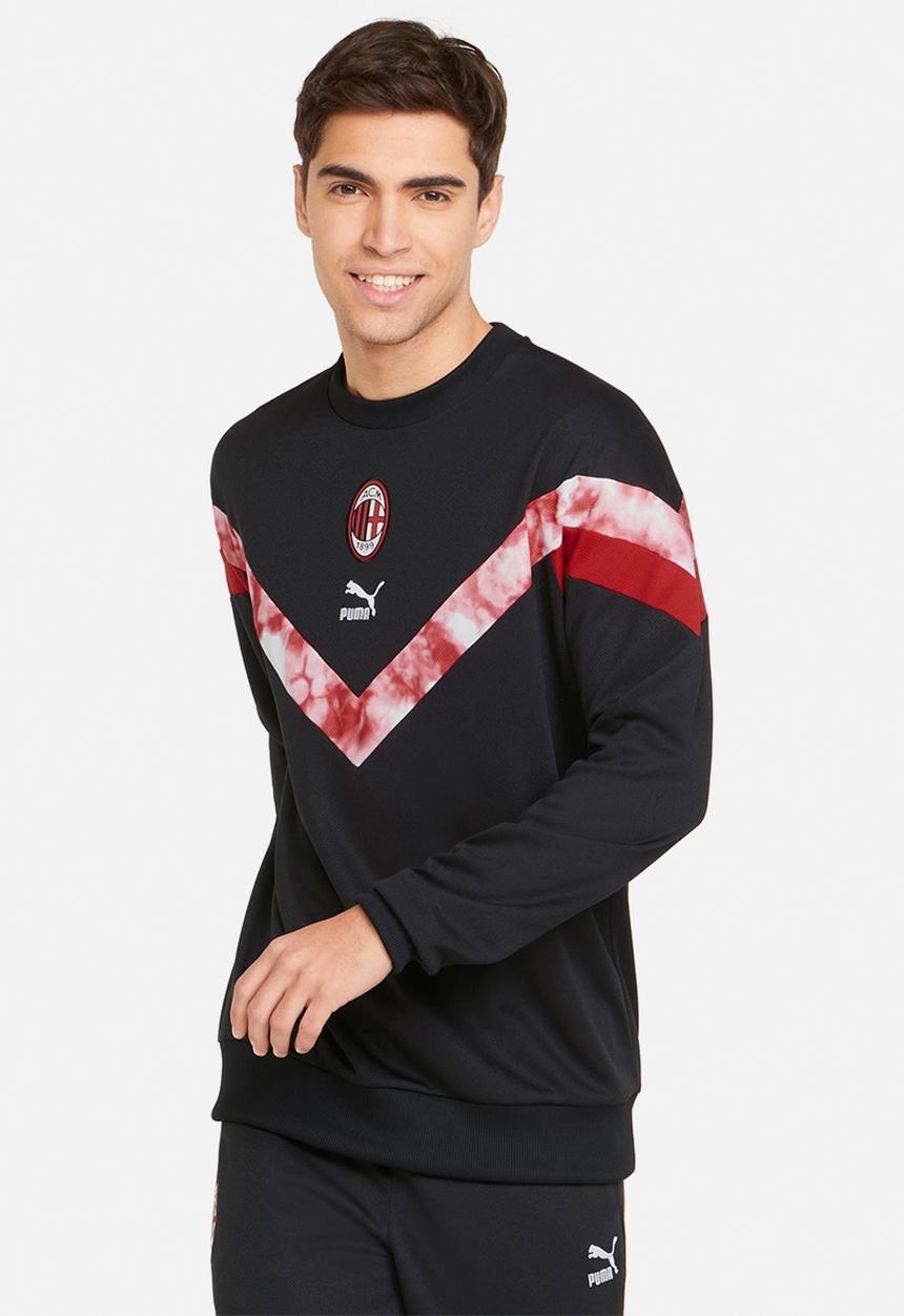 PUMA - Acm iconic mcs crew - puma black-tango red