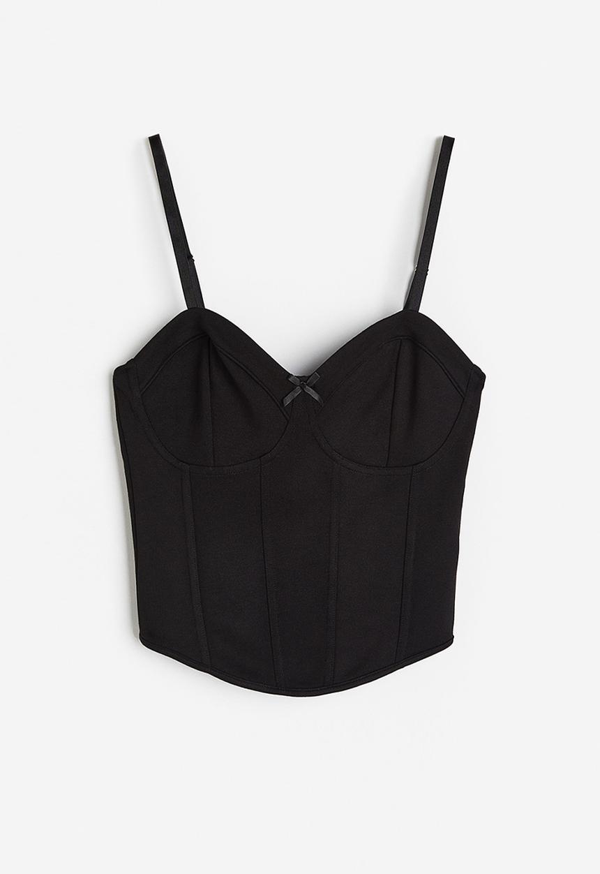 H&M - Bustier top - black