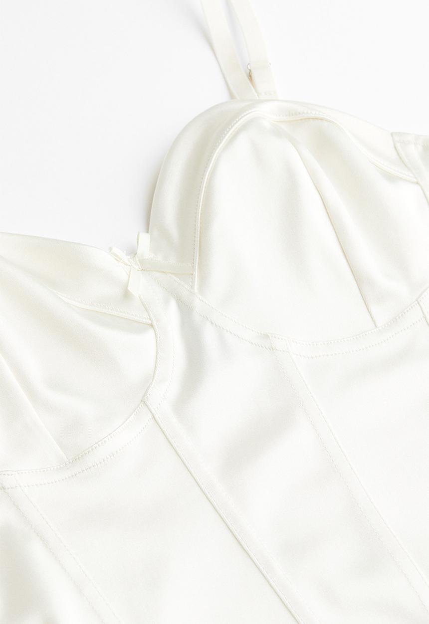 H&M - Bustier top - white