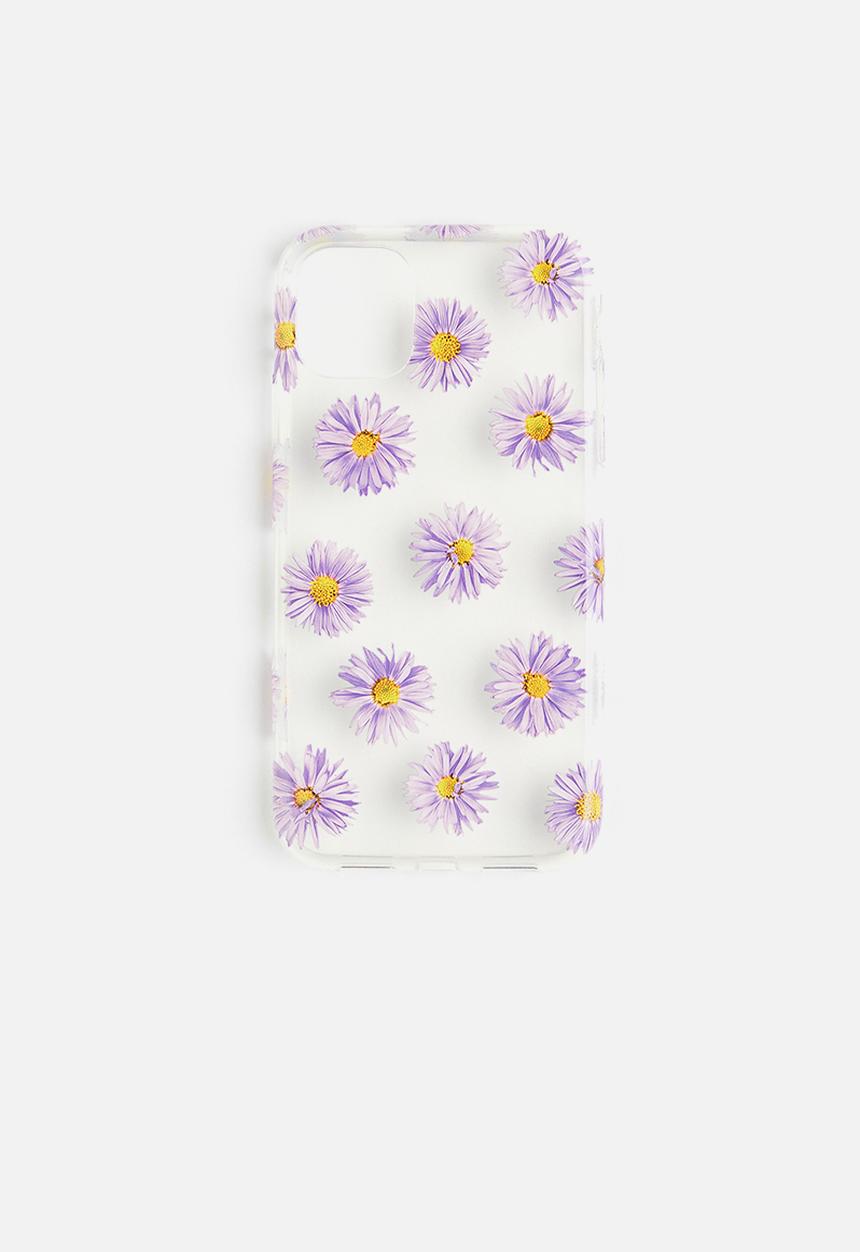 H&M - Iphone case - transparent/flowers