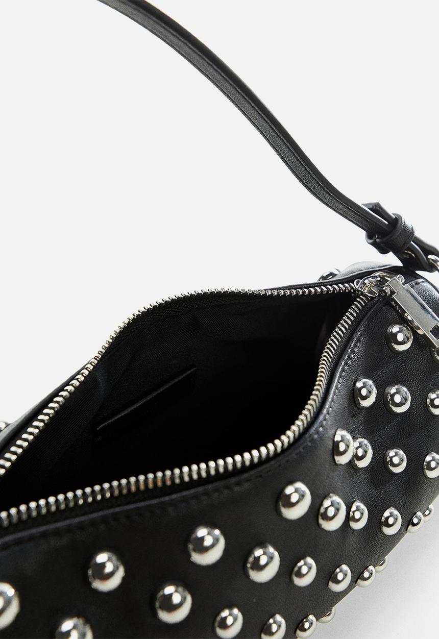 MANGO - Bag studs - black 