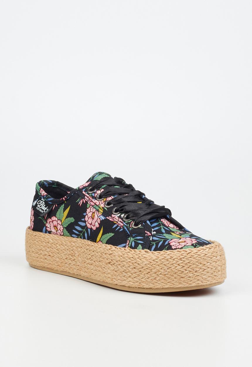 Miss Black - Quebec 11 espadrille sneaker - black