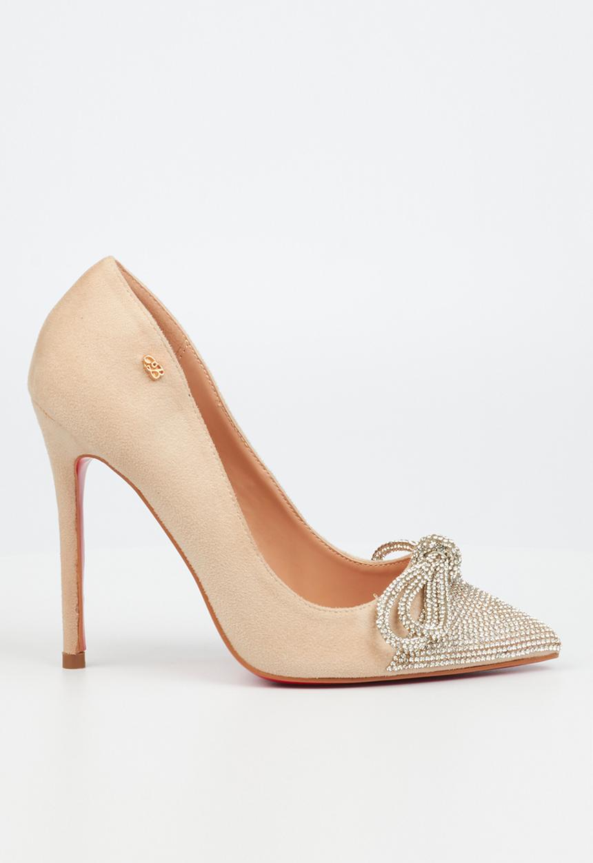 Miss Black - Lou 32 court heel - nude