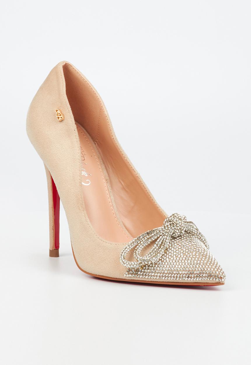 Miss Black - Lou 32 court heel - nude