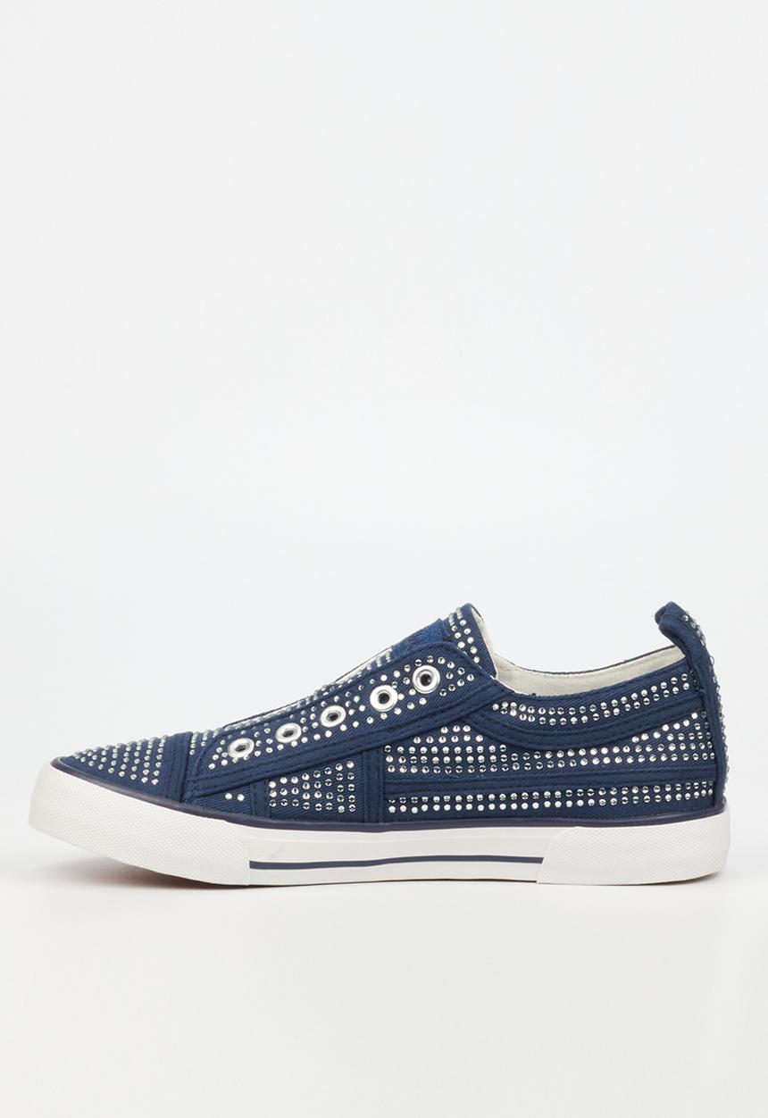 Miss Black - True 4 sneaker - navy