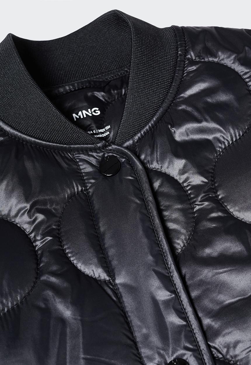 MANGO - Anorak onion - black