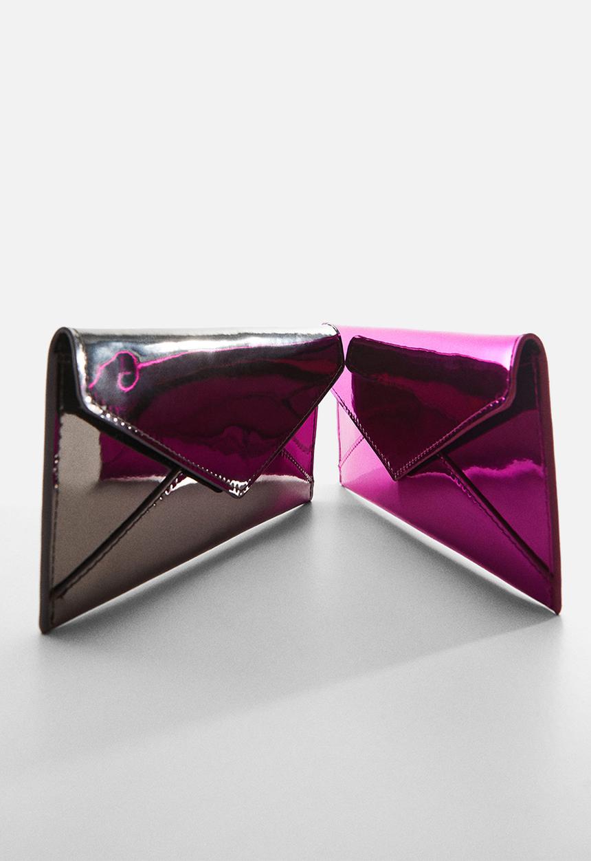 MANGO - Wallet juanita - bright pink
