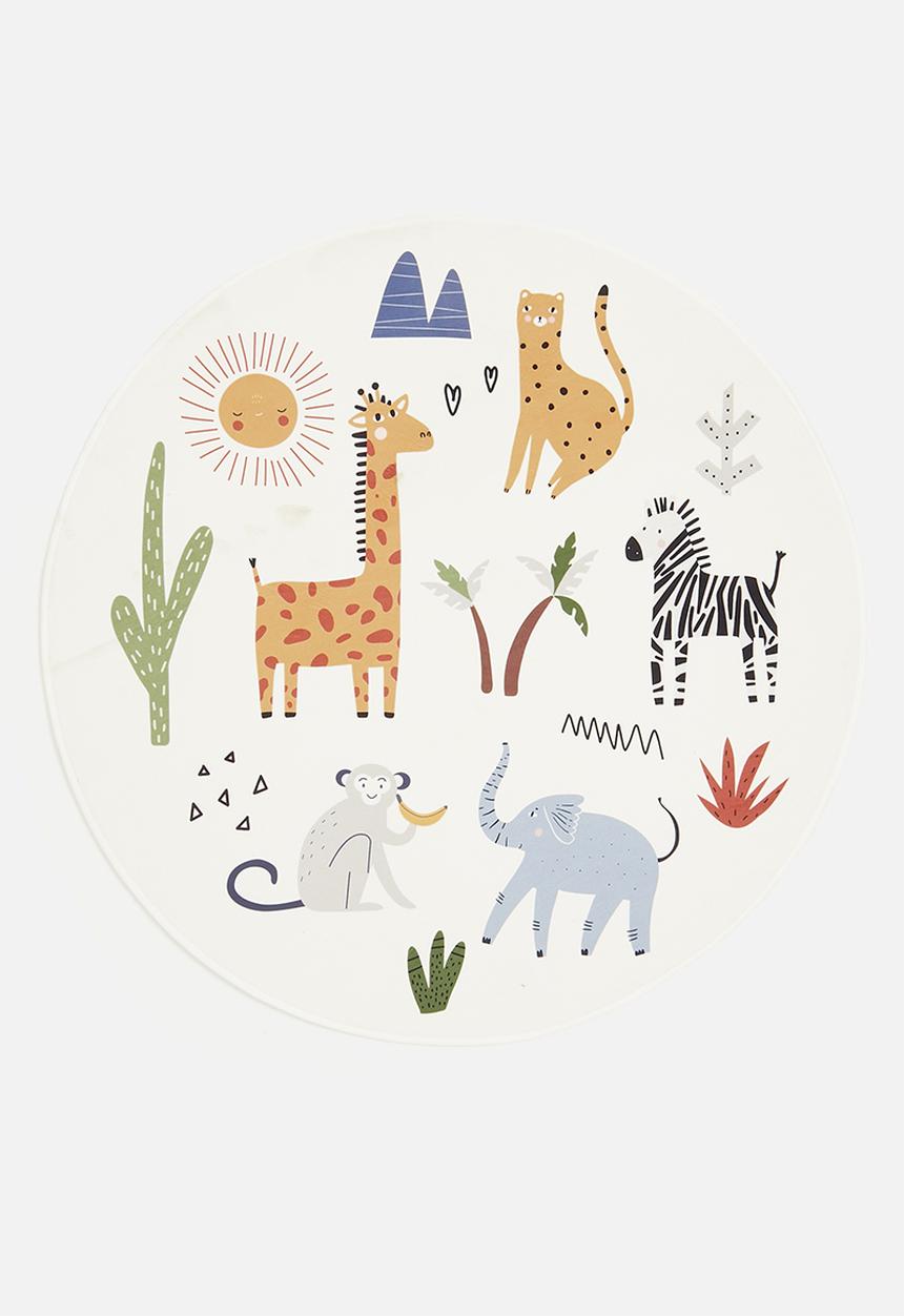 H&S - Safari round rug-multi