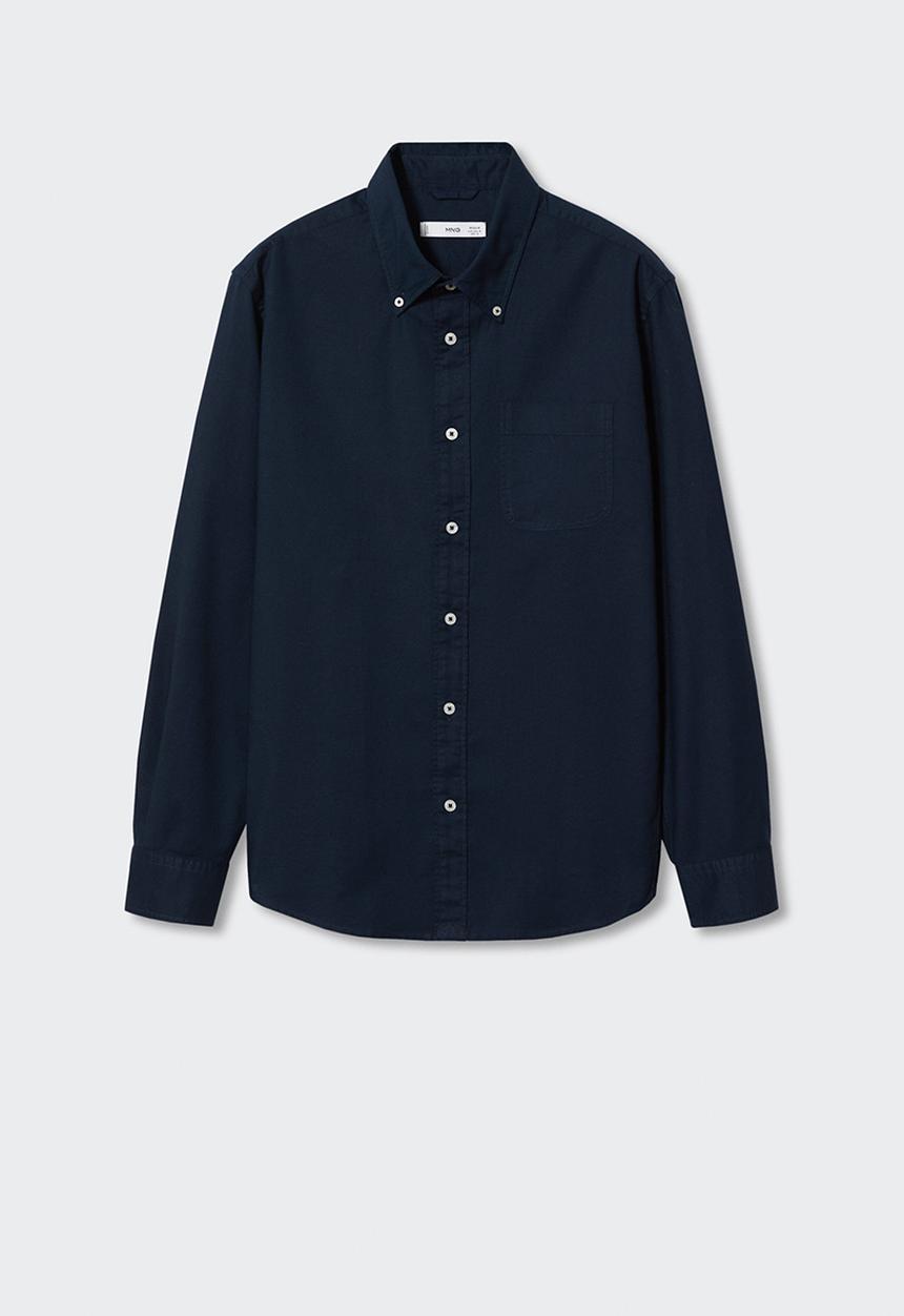 MANGO - Shirt oxford - navy