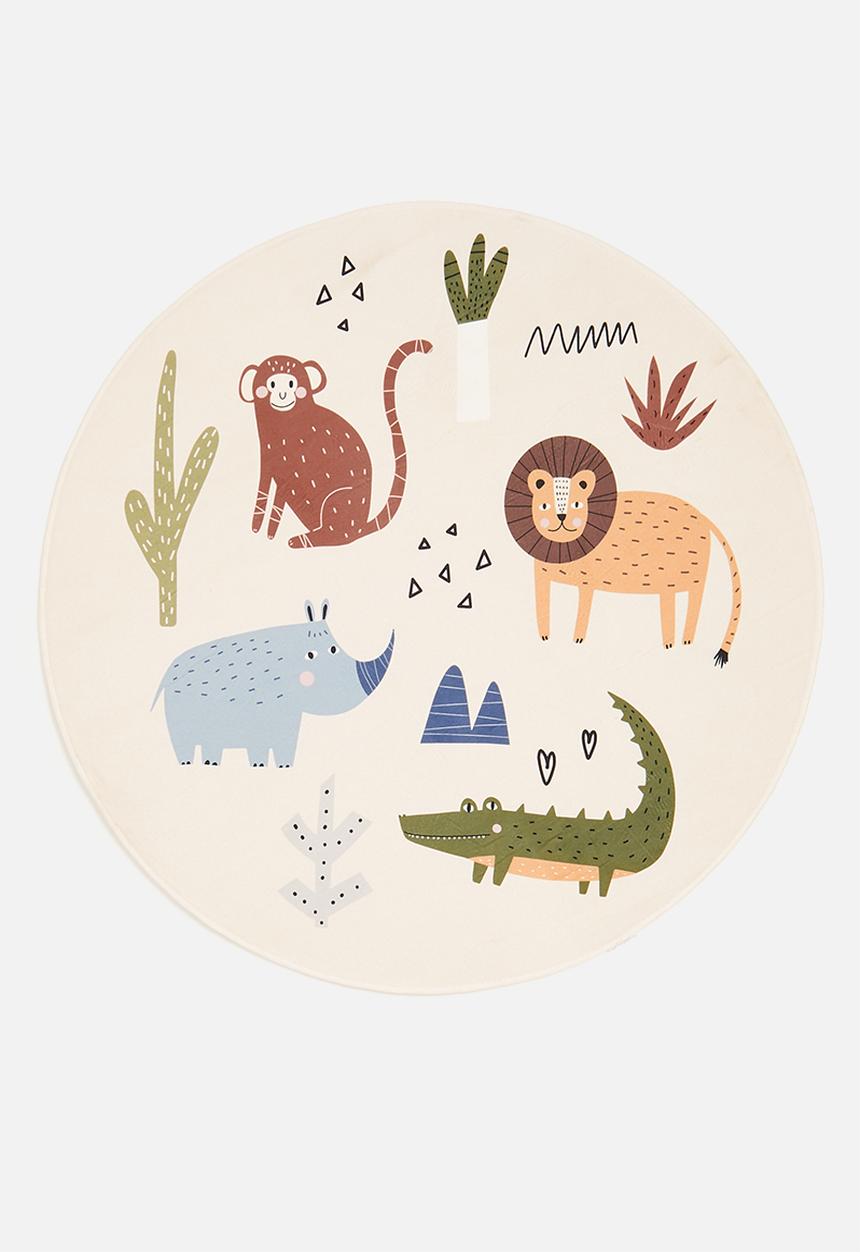 H&S - Jungle round rug-multi