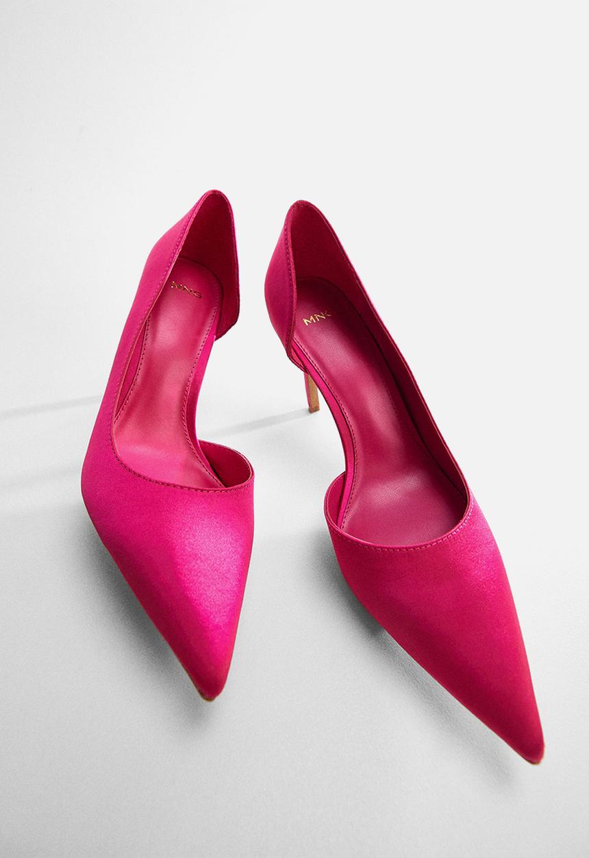 MANGO - Audrey court heel - bright pink