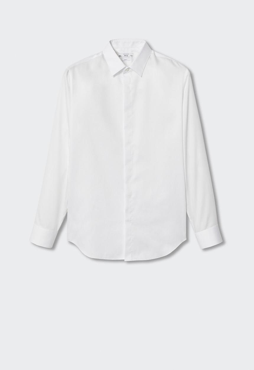 MANGO - Shirt boston - white