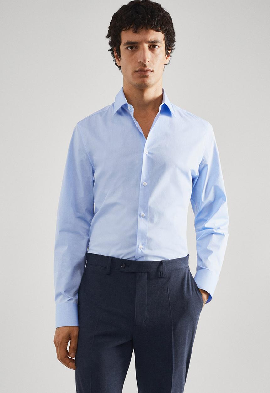 MANGO - Shirt emeritol - blue