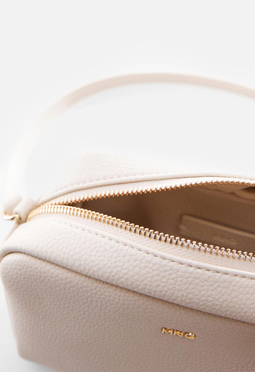 MANGO - Chain shoulder bag - off white