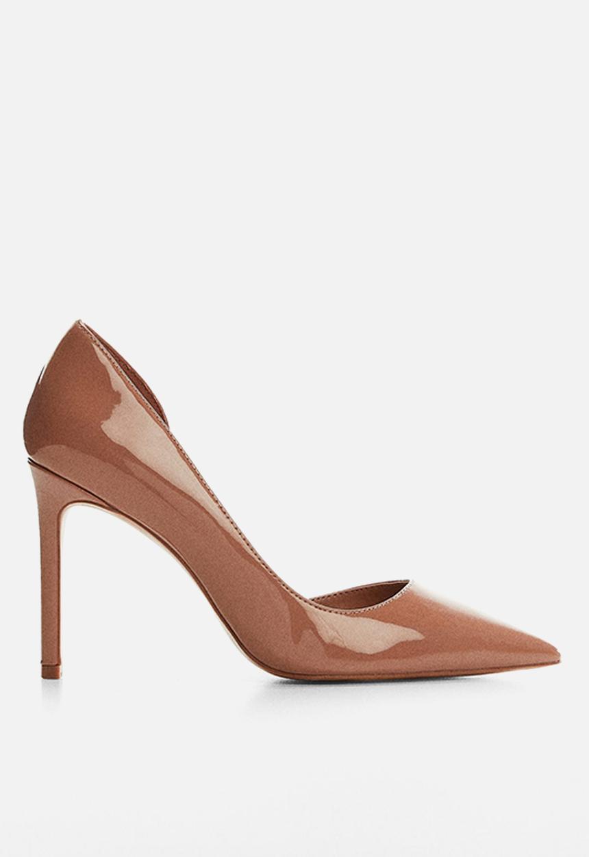 MANGO - Audrey44 court heel - medium brown