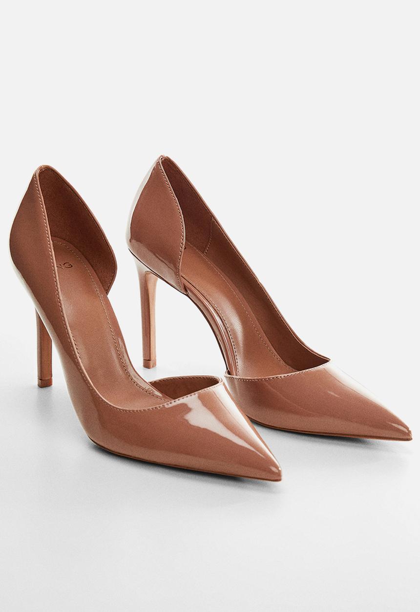 MANGO - Audrey44 court heel - medium brown