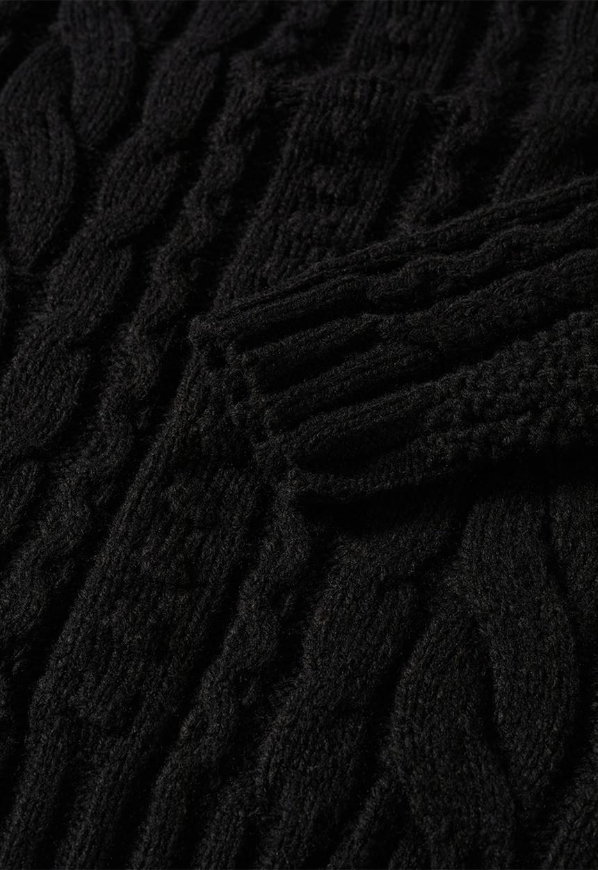 MANGO - Sweater boline - black