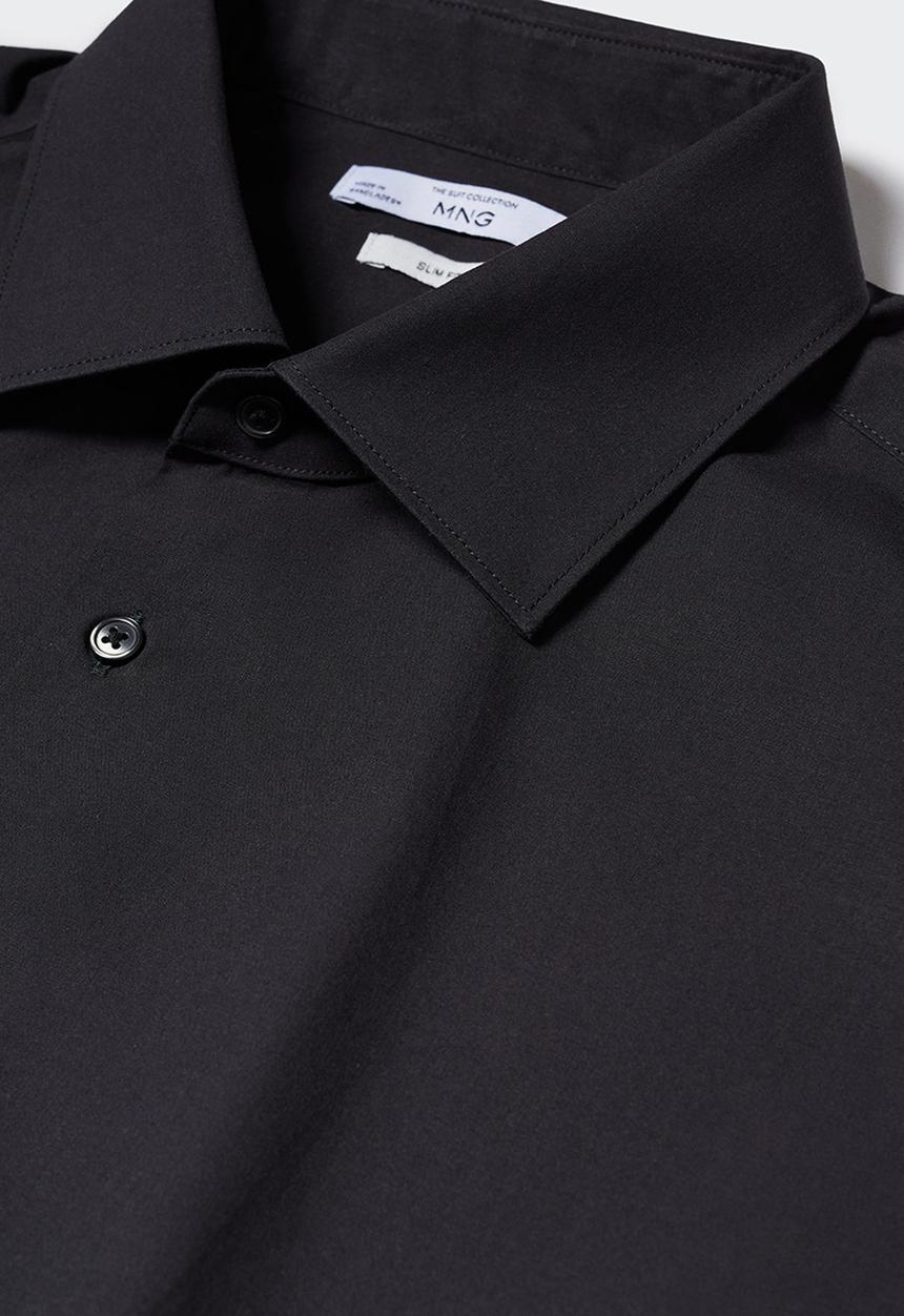 MANGO - Shirt emeritol - black