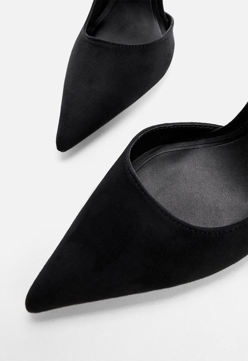 MANGO - Audrey40 court heel - black