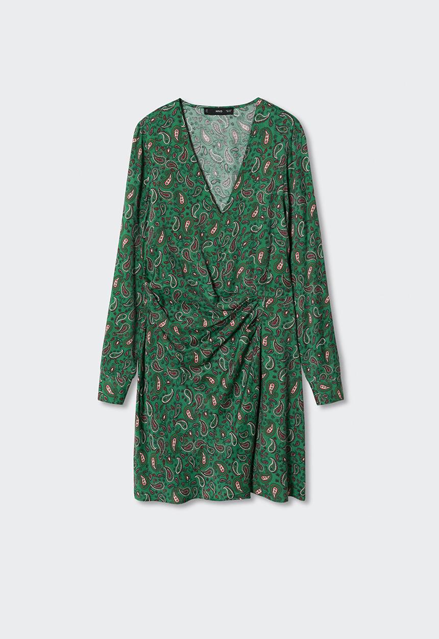 MANGO - Dress angel - green