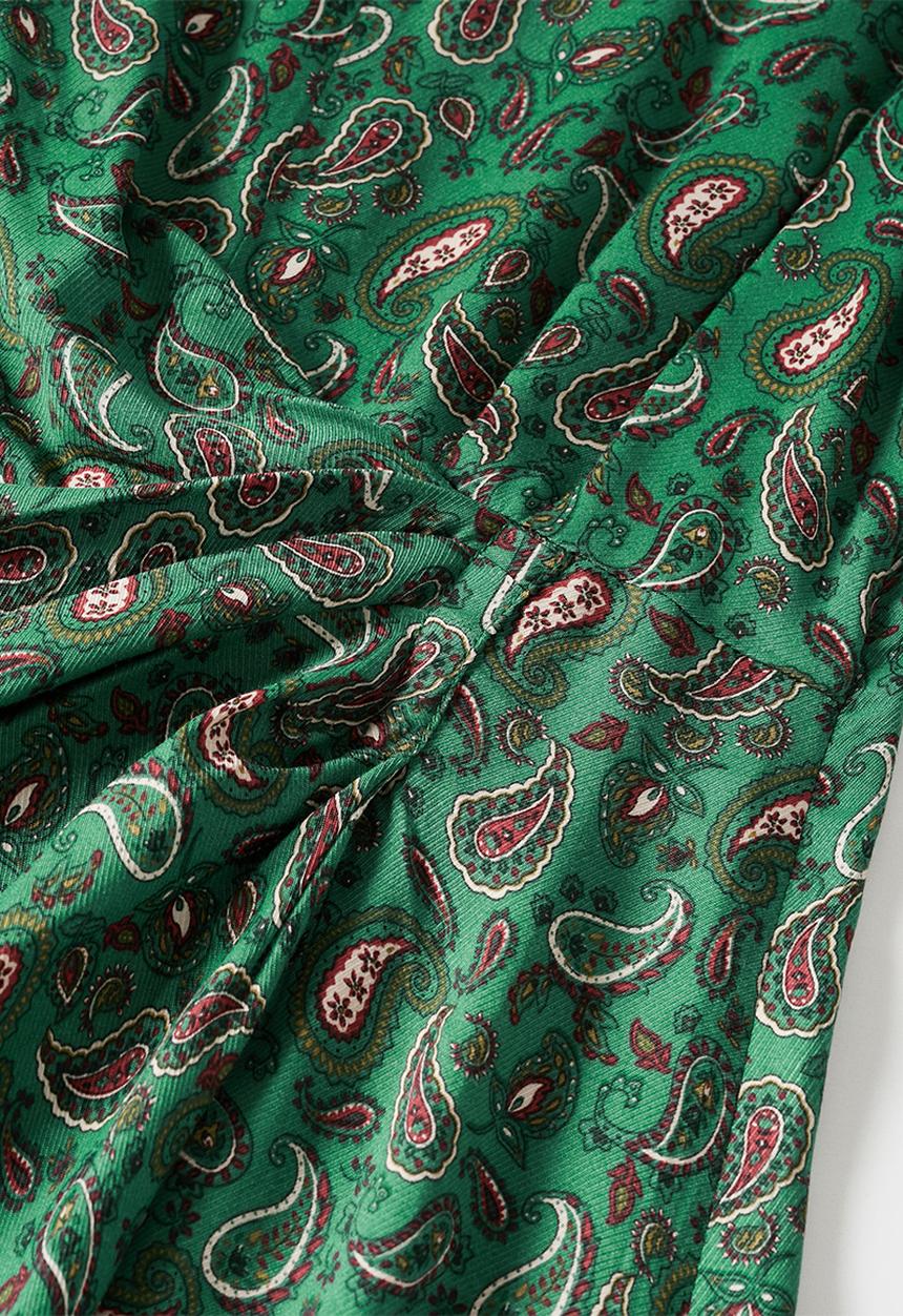 MANGO - Dress angel - green