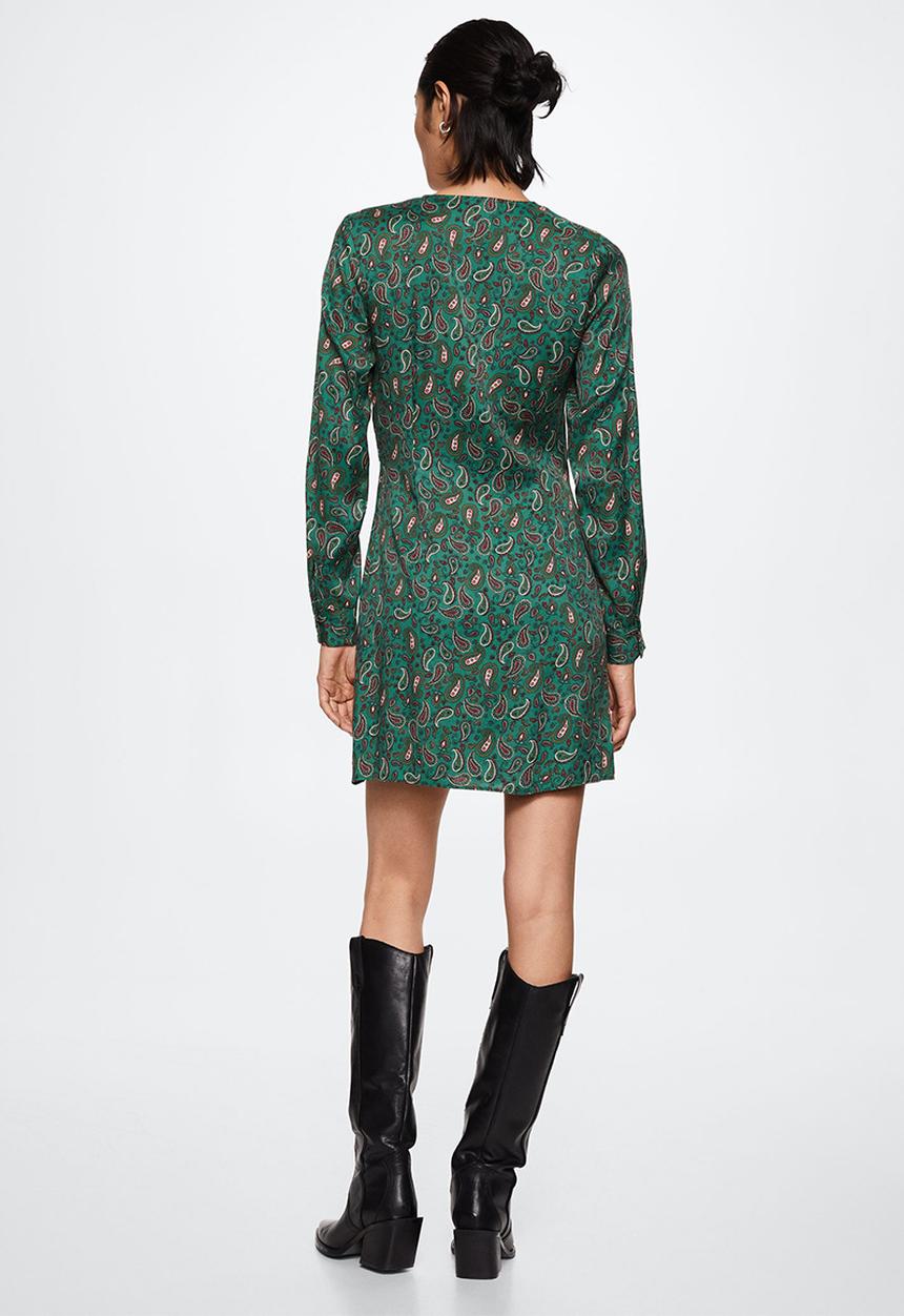 MANGO - Dress angel - green