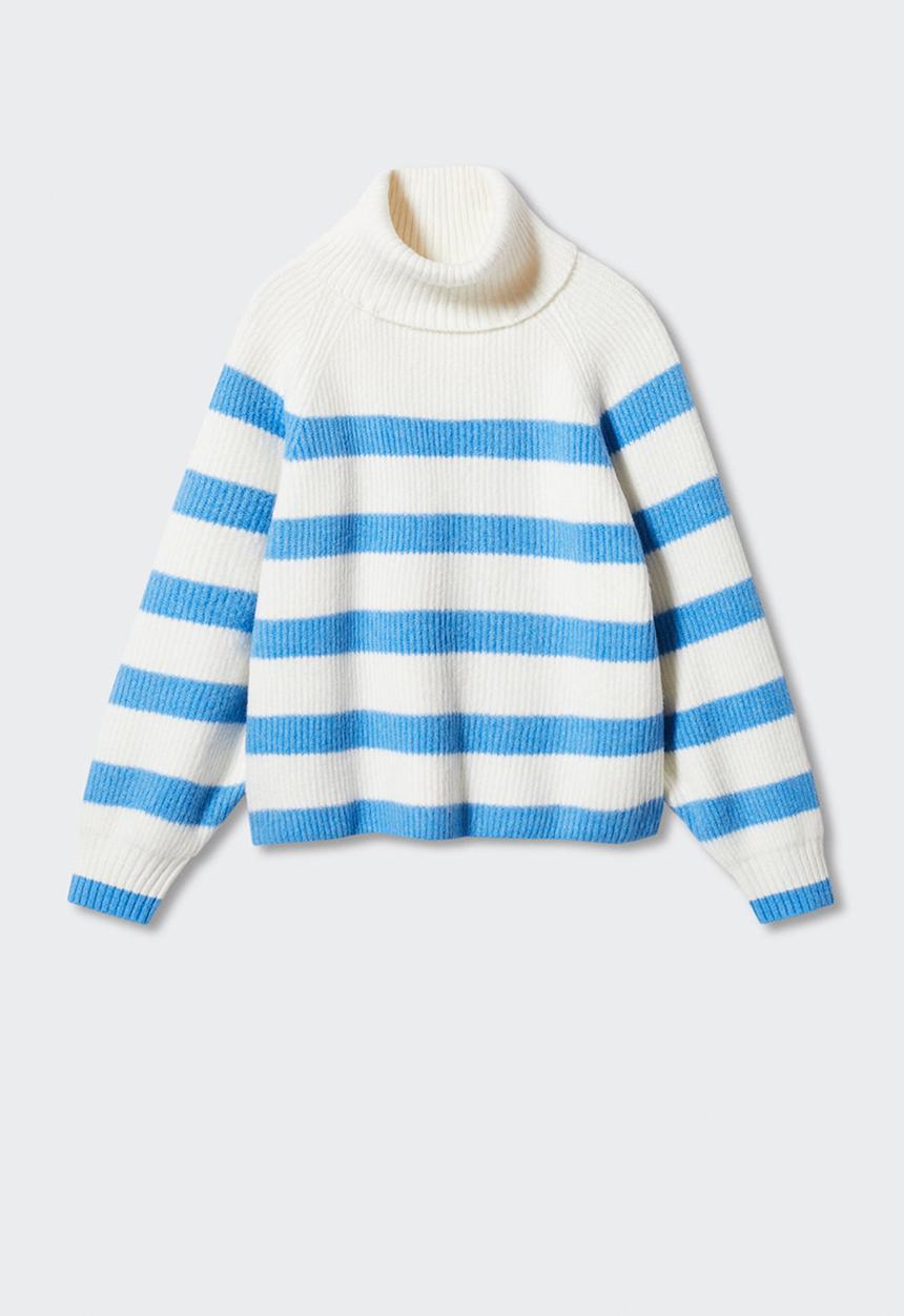 MANGO - Sweater merlin - mid blue
