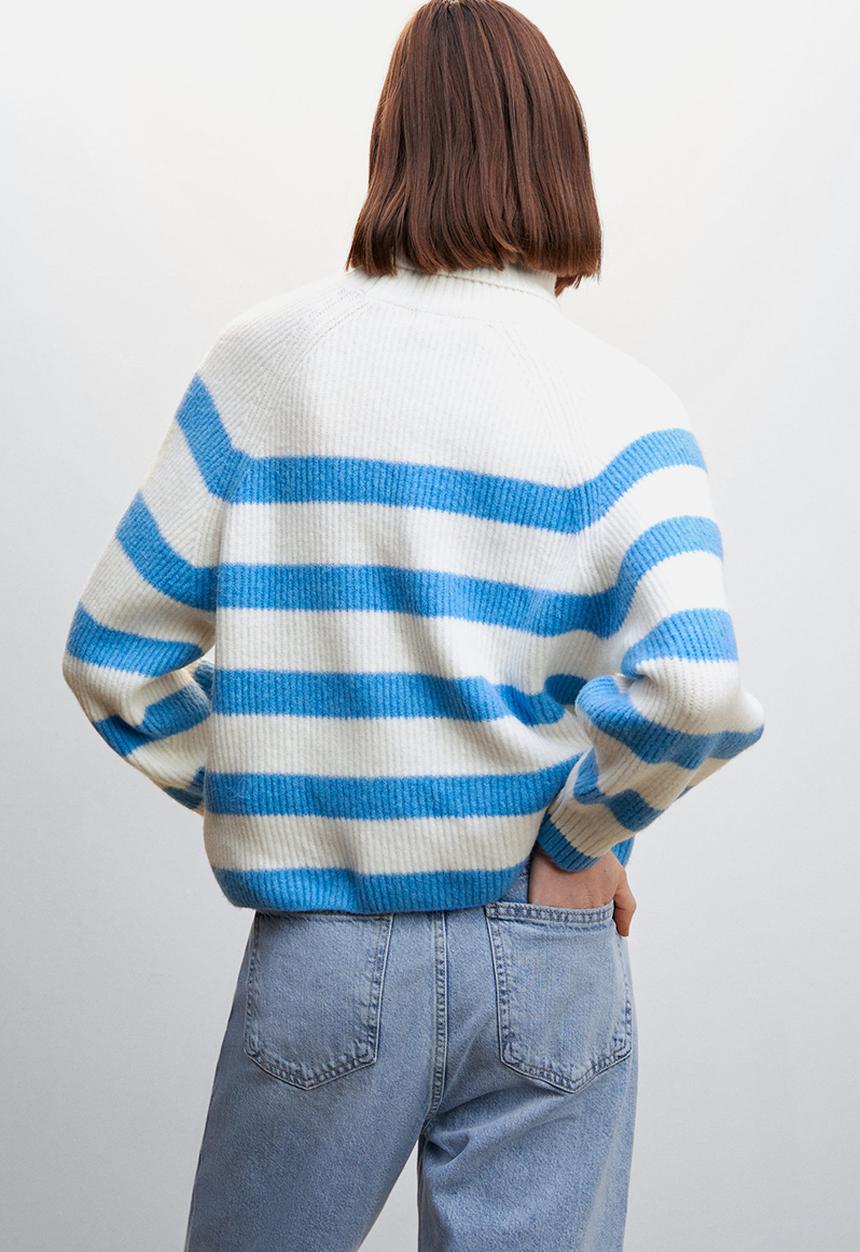 MANGO - Sweater merlin - mid blue