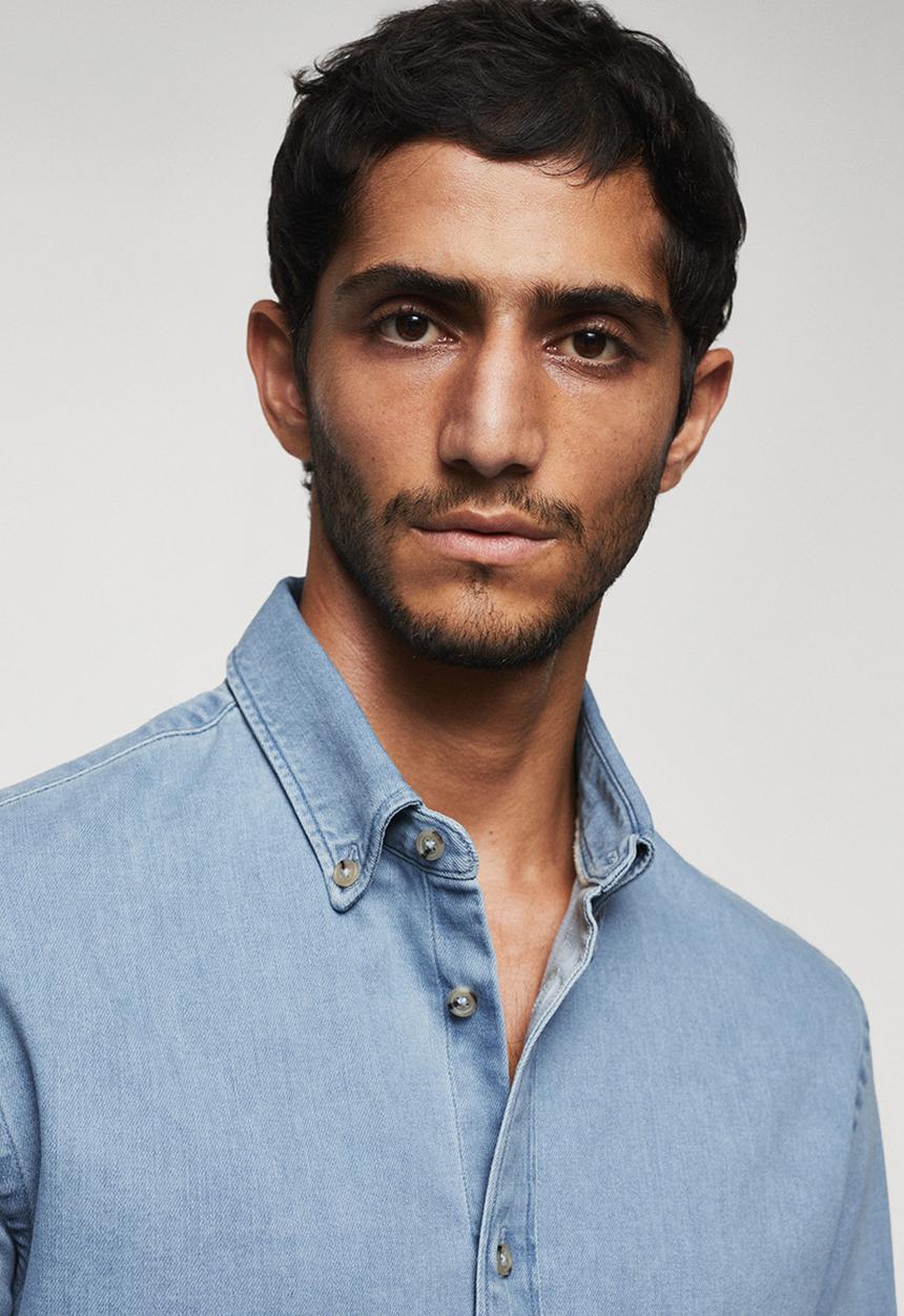 MANGO - Shirt chambre - blue