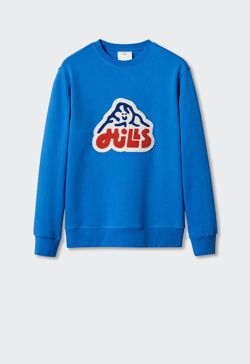 MANGO - Hills sweatshirt skic - blue