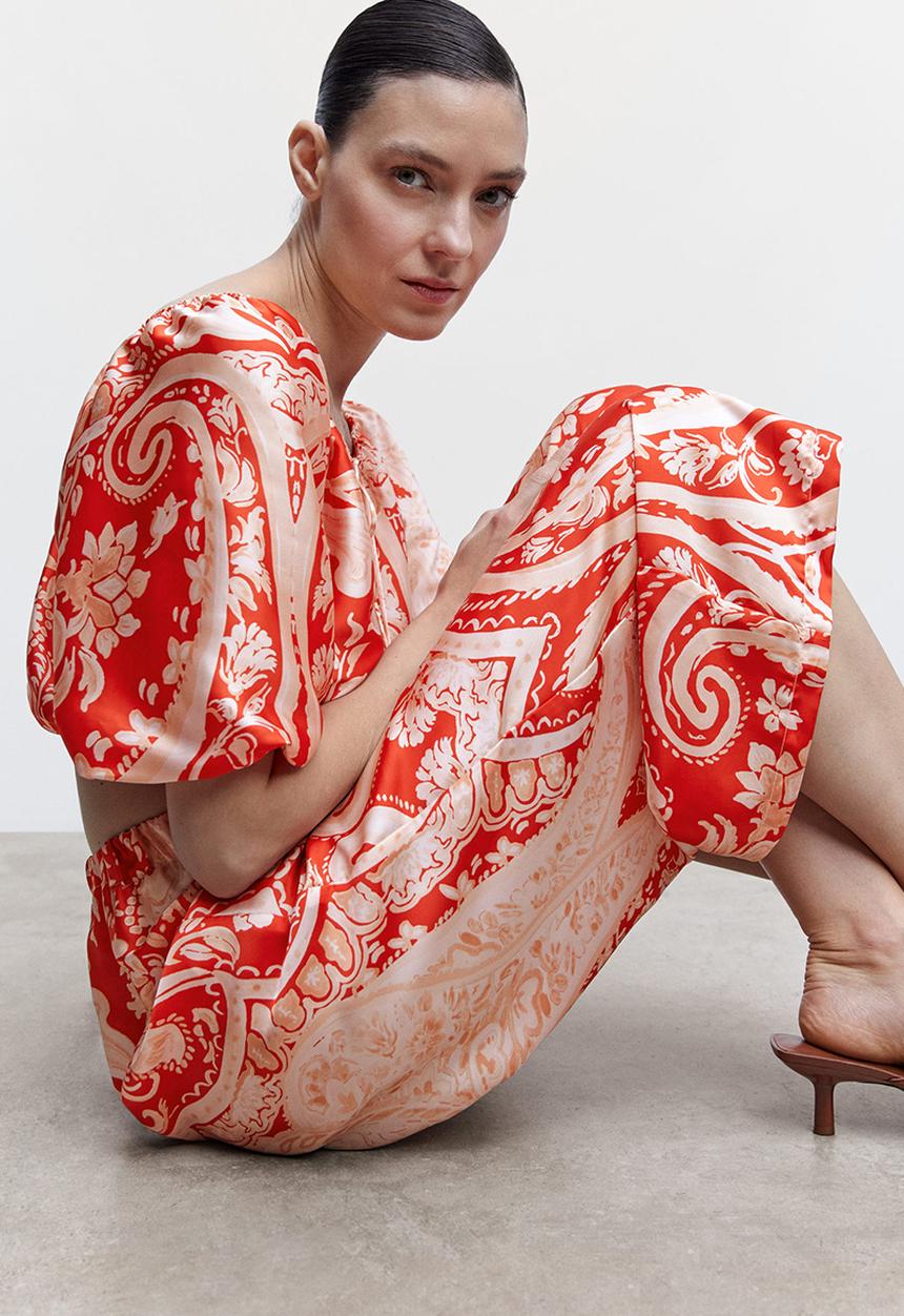 MANGO - Trousers fragola-h - red