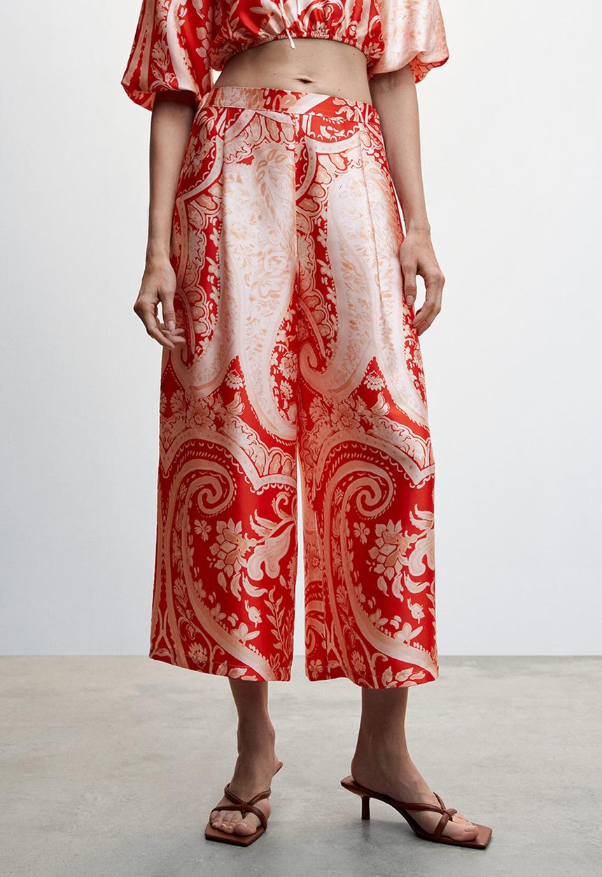 MANGO - Trousers fragola-h - red