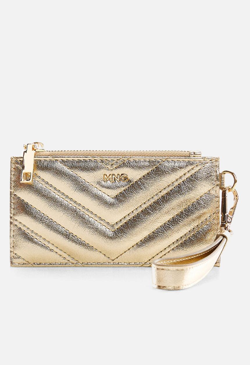 MANGO - Card holder juanita - gold