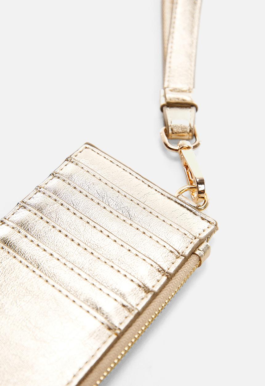MANGO - Card holder juanita - gold