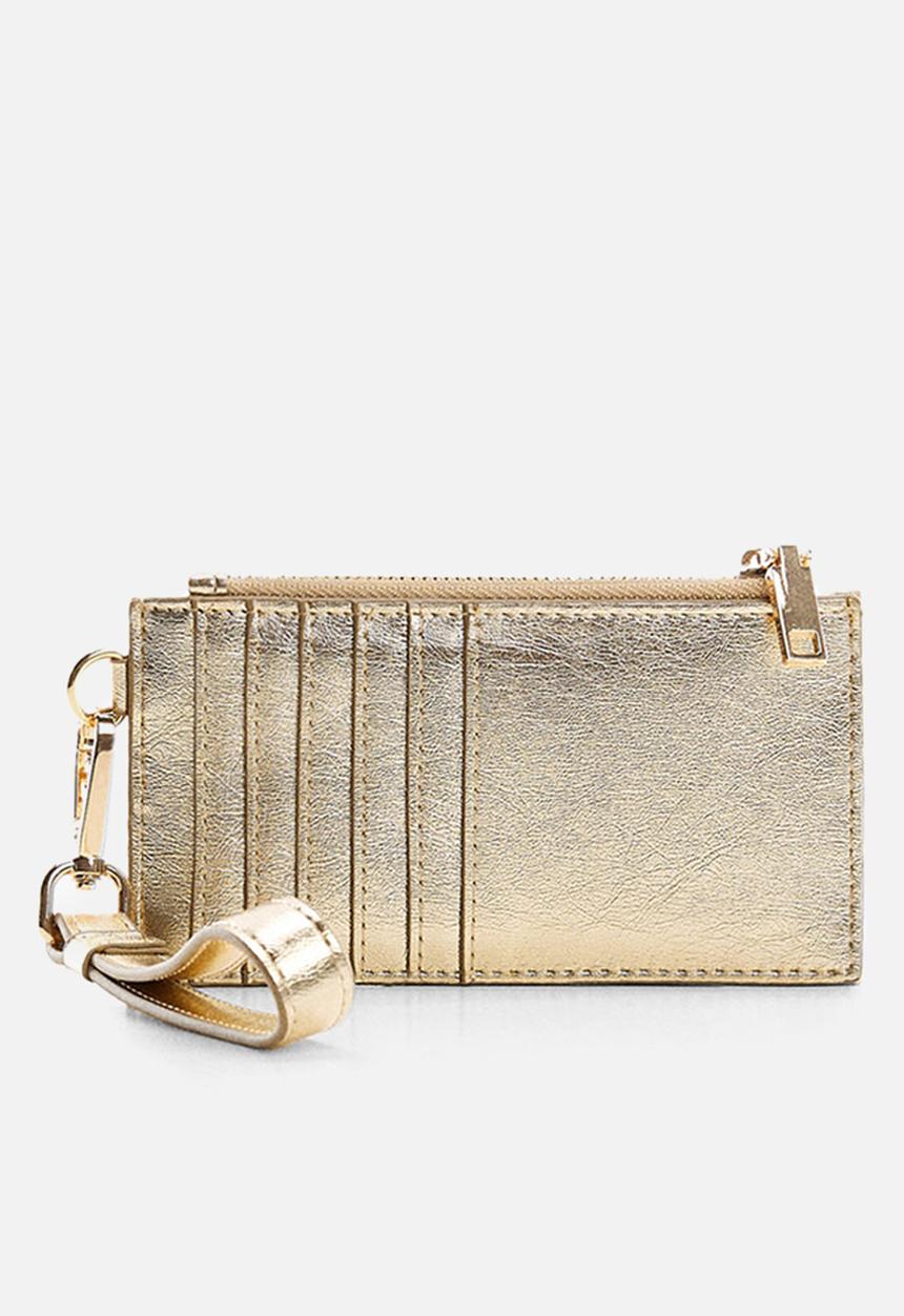 MANGO - Card holder juanita - gold