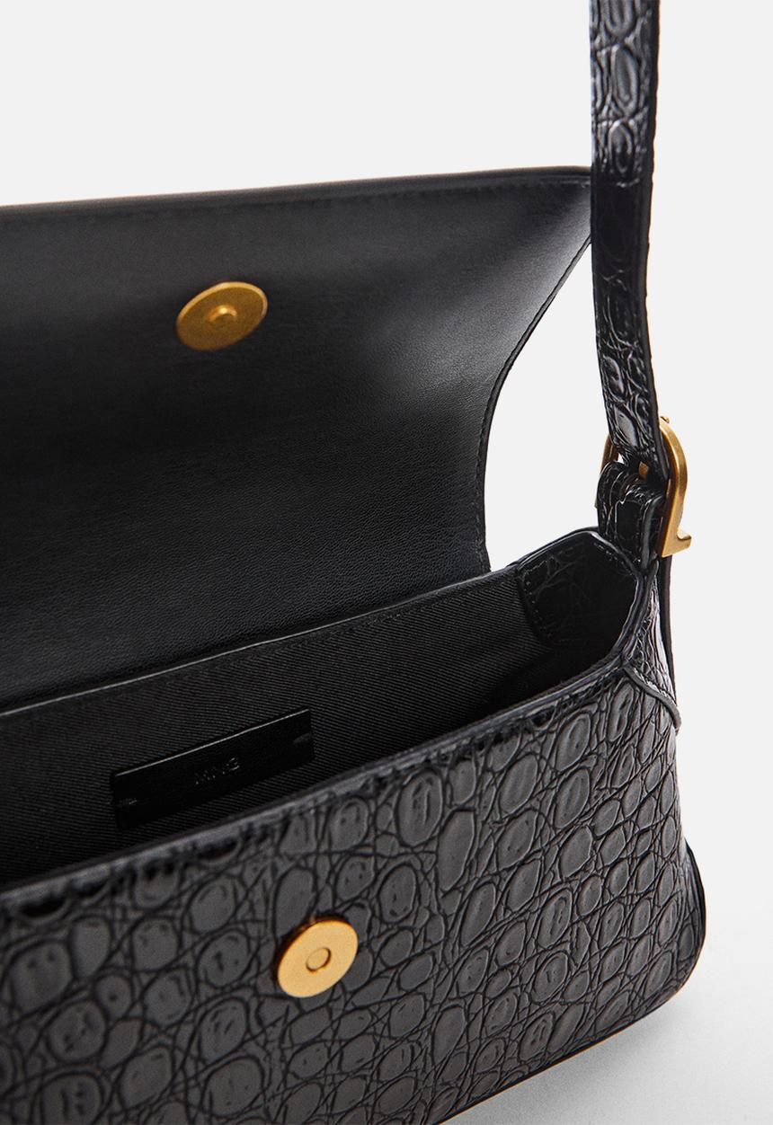 MANGO - Coco shoulder bag - black