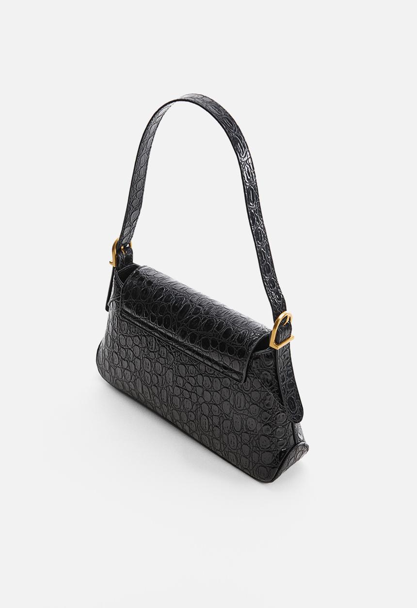 MANGO - Coco shoulder bag - black