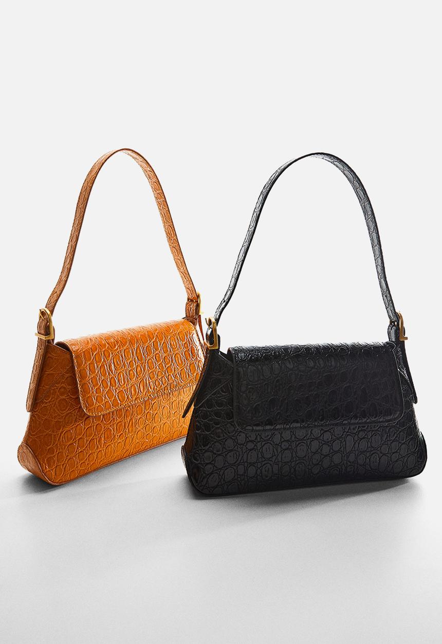 MANGO - Coco shoulder bag - black