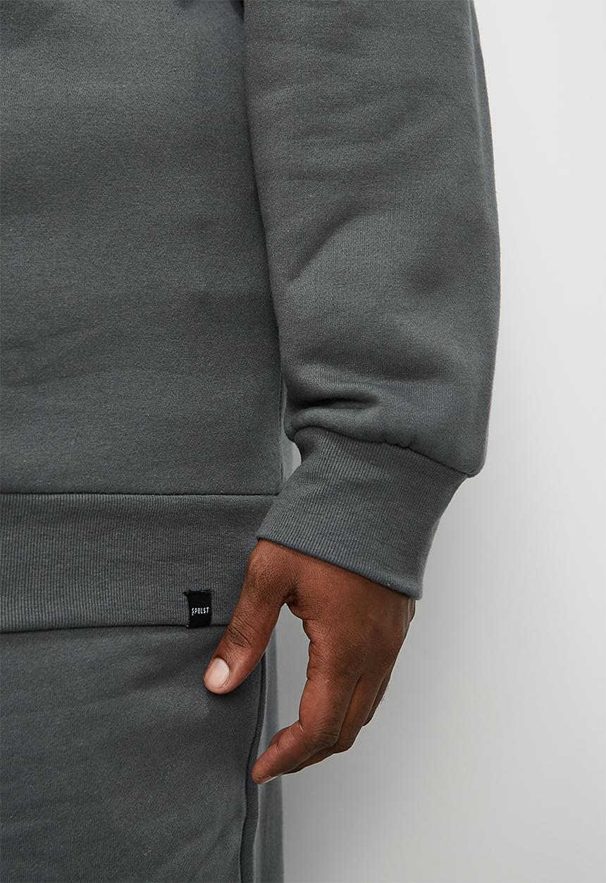 Superbalist - Plus basic brewer crew neck sweat - charcoal