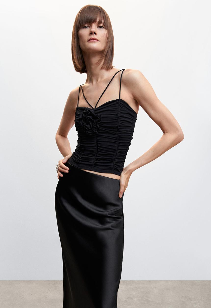 MANGO - Skirt mia2 - black