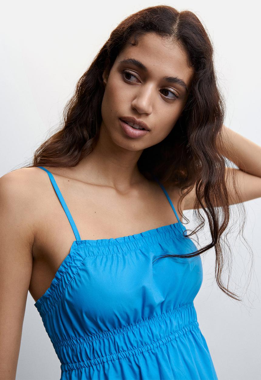 MANGO - Dress ballet-h - mid blue