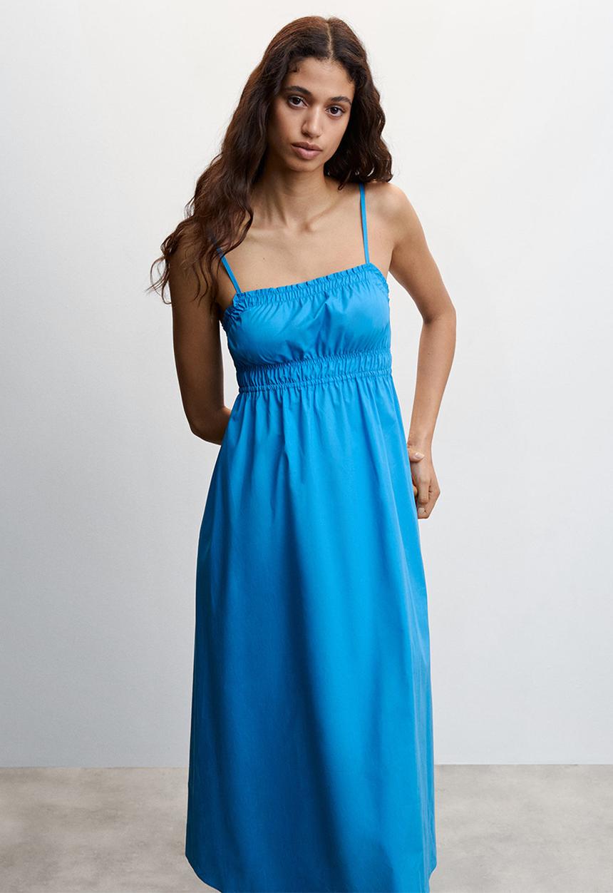 MANGO - Dress ballet-h - mid blue