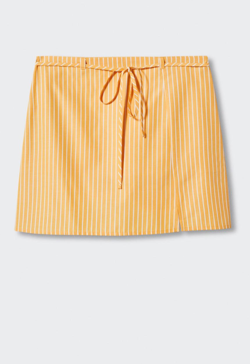 MANGO - Skirt kilian-h - light yellow