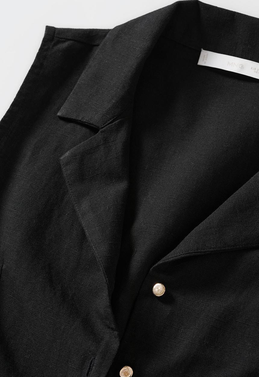 MANGO - Dress bolan-h - black