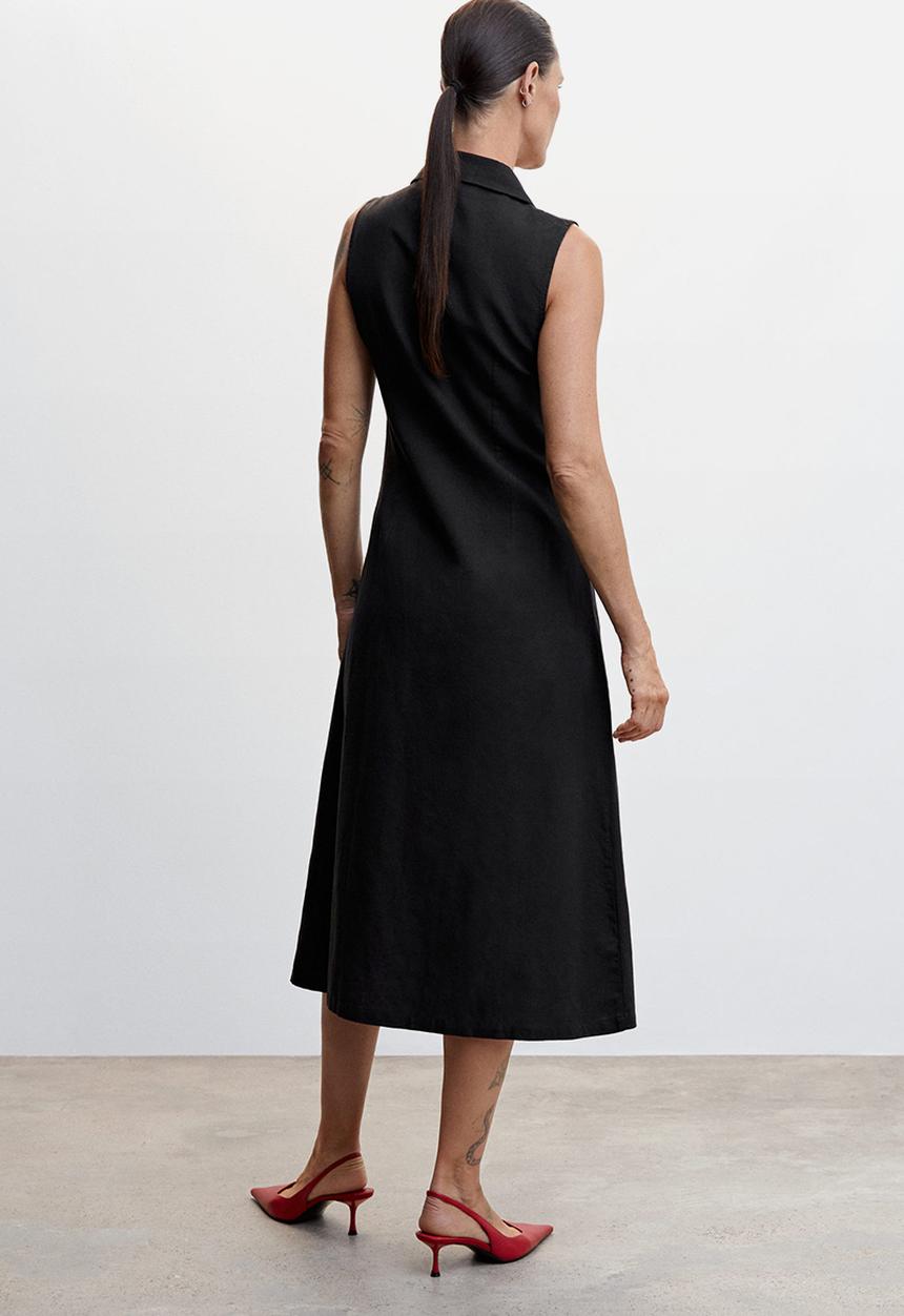 MANGO - Dress bolan-h - black
