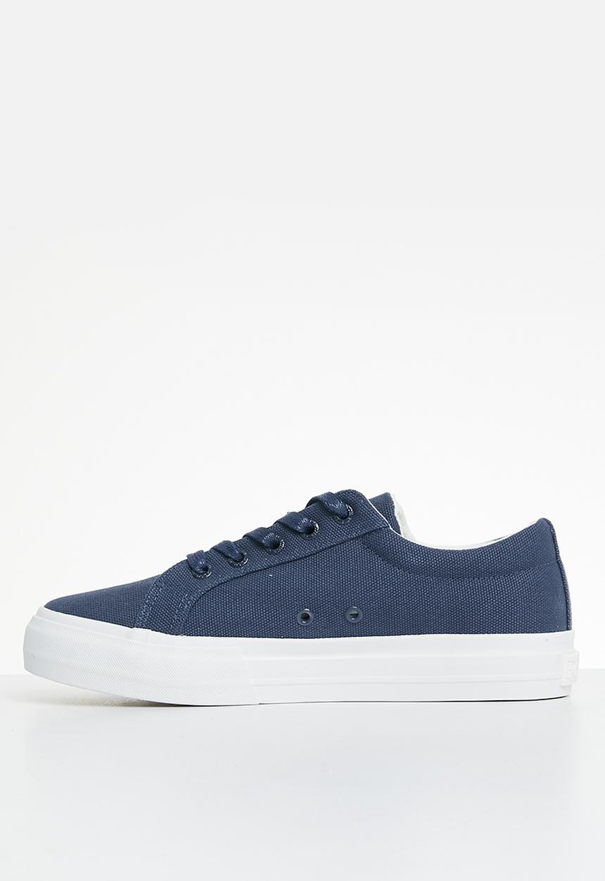POLO - Classic canvas sneaker - navy2