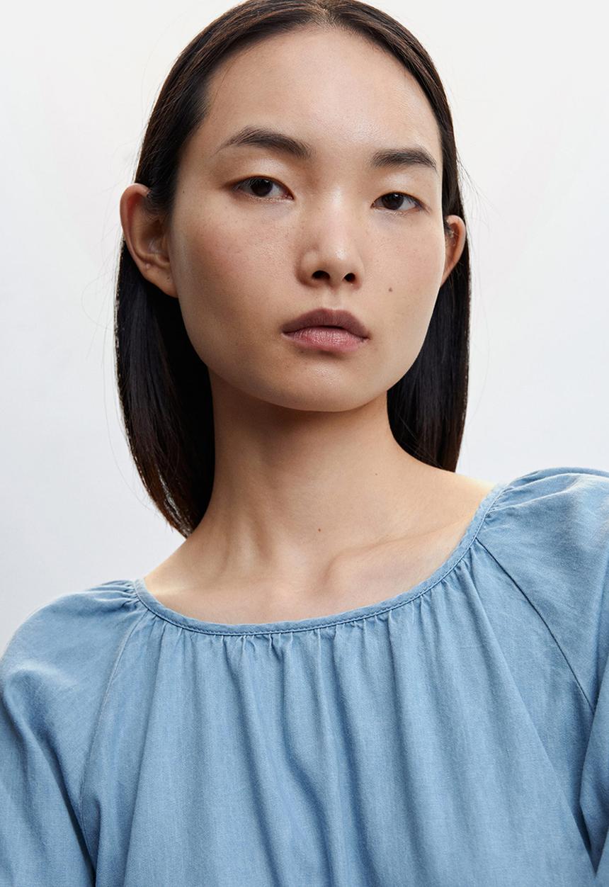 MANGO - Dress ten-h - open blue